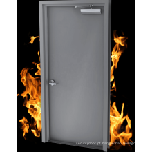Porta de aço de contêiner OEM com tamanho personalizado da estrutura com o logotipo do design da porta de trava 90 minutos de porta de incêndio